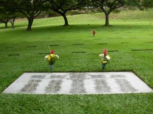 Wake group burial, Punchbowl Cemetery, Honolulu