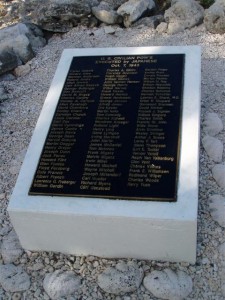 98 plaque near POW Rock