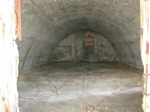 WWII bunker interior