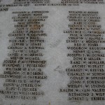 Wake civilian names (3 of 3) on mass grave at Punchbowl